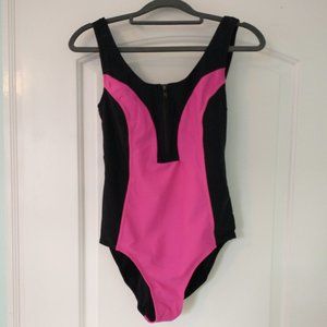 Color Block One Piece Suit